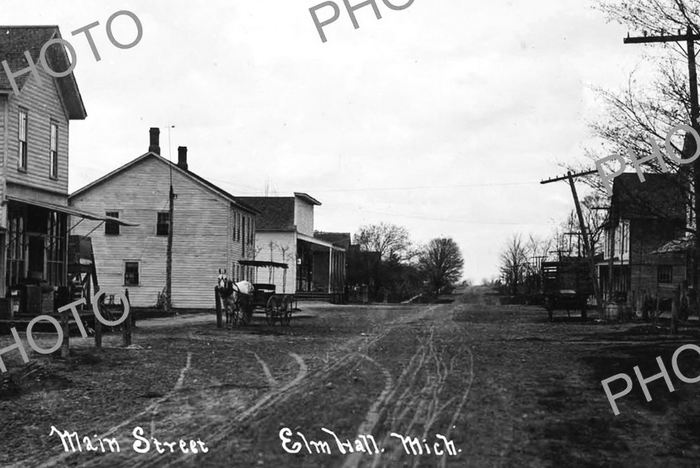 Elm Hall - Old Postcard (newer photo)